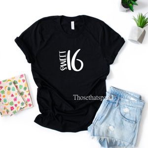 Sweet Sixteen t-shirt, Birthday Girl Sweatshirt,16th Birthday Squad